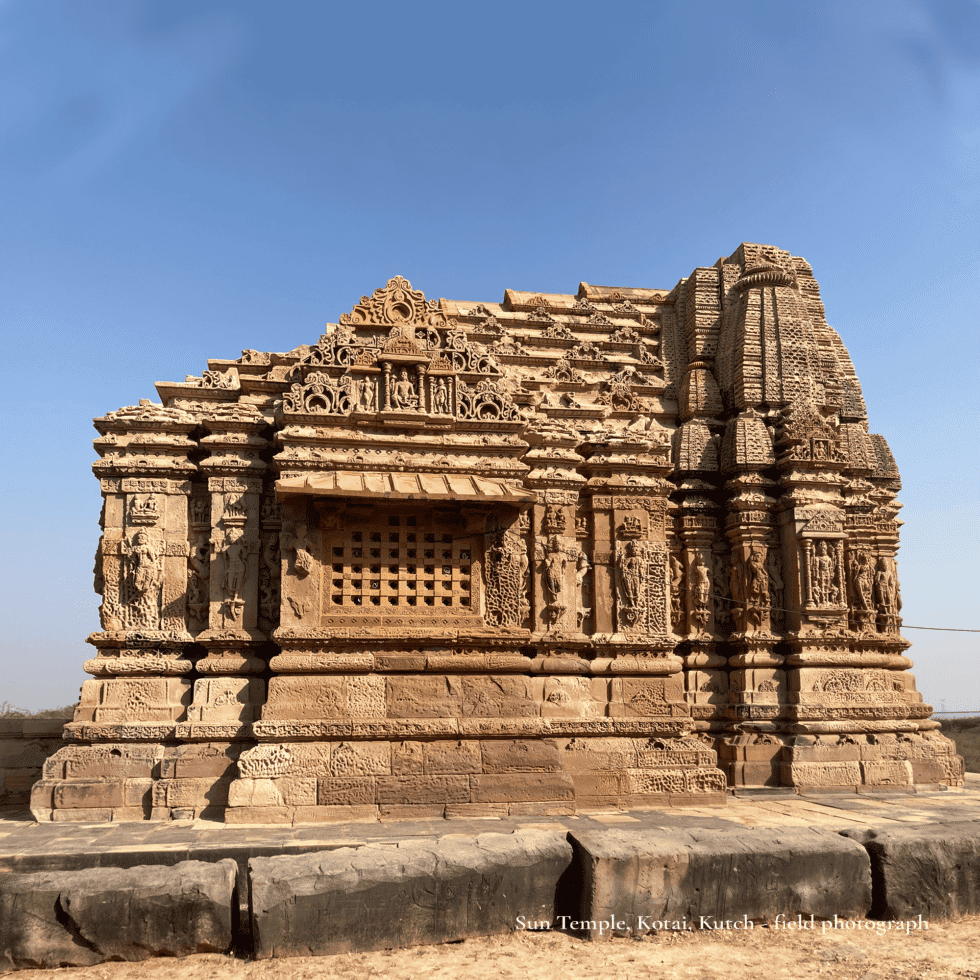 Ancient Sun Temple in Kutch with intricate carvings and architecture.